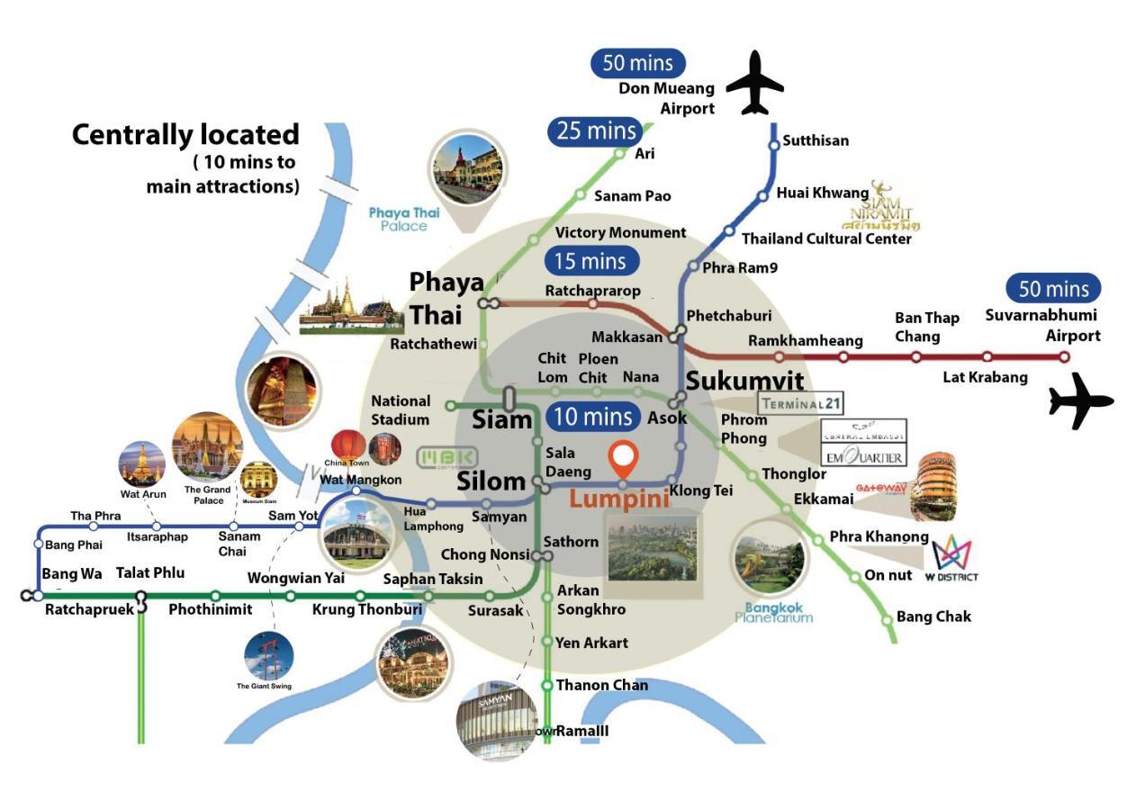 Baan Sabai Rama IV Apartment Банкок Екстериор снимка